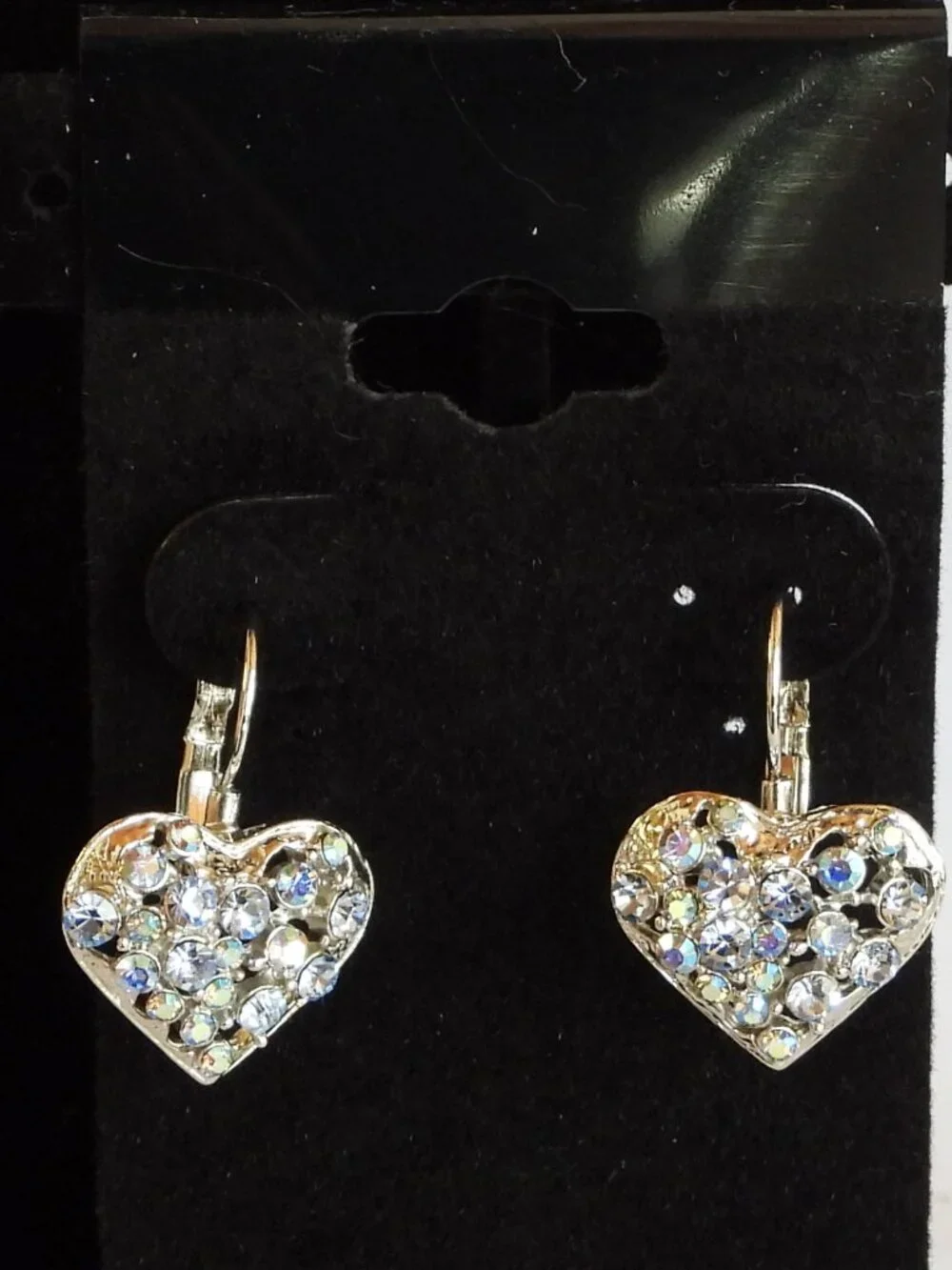 Sparkling Rhinestone Necklace & Earring Set - Picture 3 of 4
